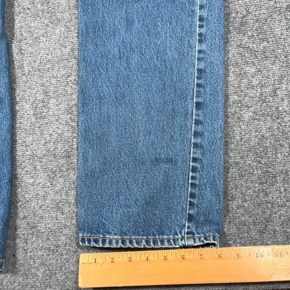 VTG Y2K‎ Levis 505 Mens 38x32 Regular Fit Straight Blue Denim Jeans Made in USA